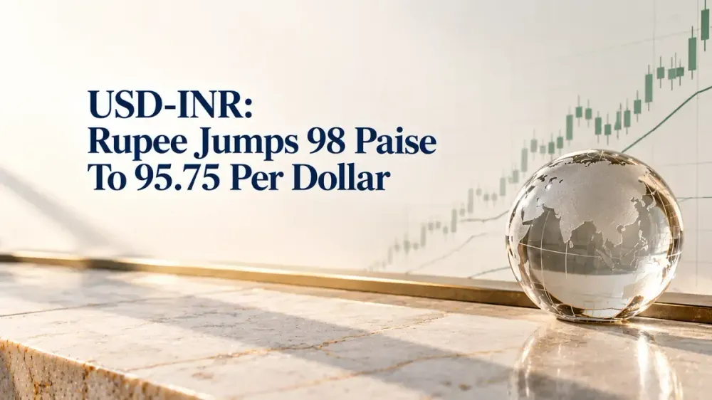 usd inr in focus as rupee opens 98 paise stronger USD-INR: Rupee Jumps 98 Paise To 95.75 Per Dollar