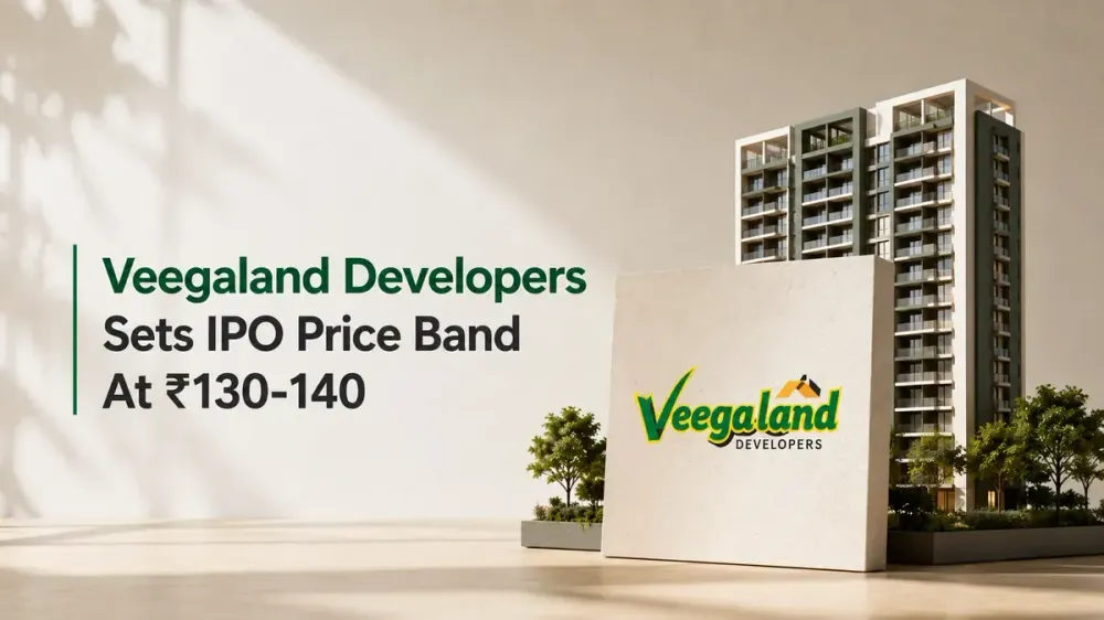 Veegaland Developers Sets IPO Price Band At ₹130-140