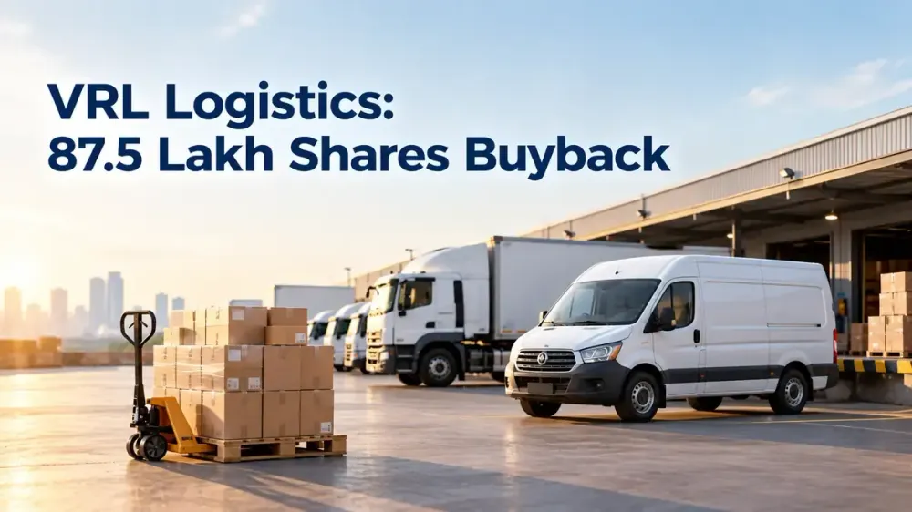 vrl logistics buyback approved 280 crore offer VRL Logistics To Buyback 87.5 Lakh Shares At ₹320 Per Share With The Offer Size Capped At ₹280 Crore