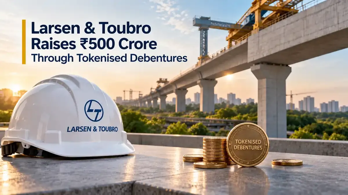 larsen toubro 500 crore tokenised non convertible debentures Larsen & Toubro Raises ₹500 Crore Through Tokenised Non-Convertible Debentures