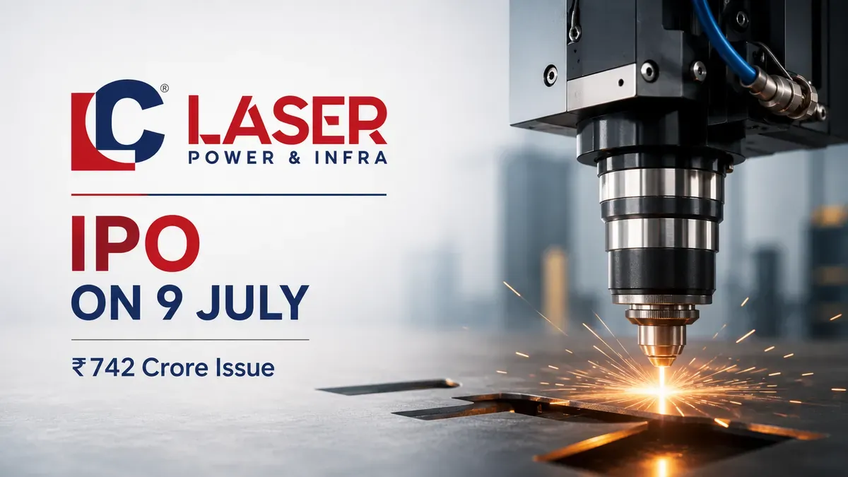 laser-power-infra-ipo-july-9-742-crore-price-band-203-214-listing-july-16 Laser Power & Infra IPO Opens 9 July; Price Band At ₹203 To ₹214