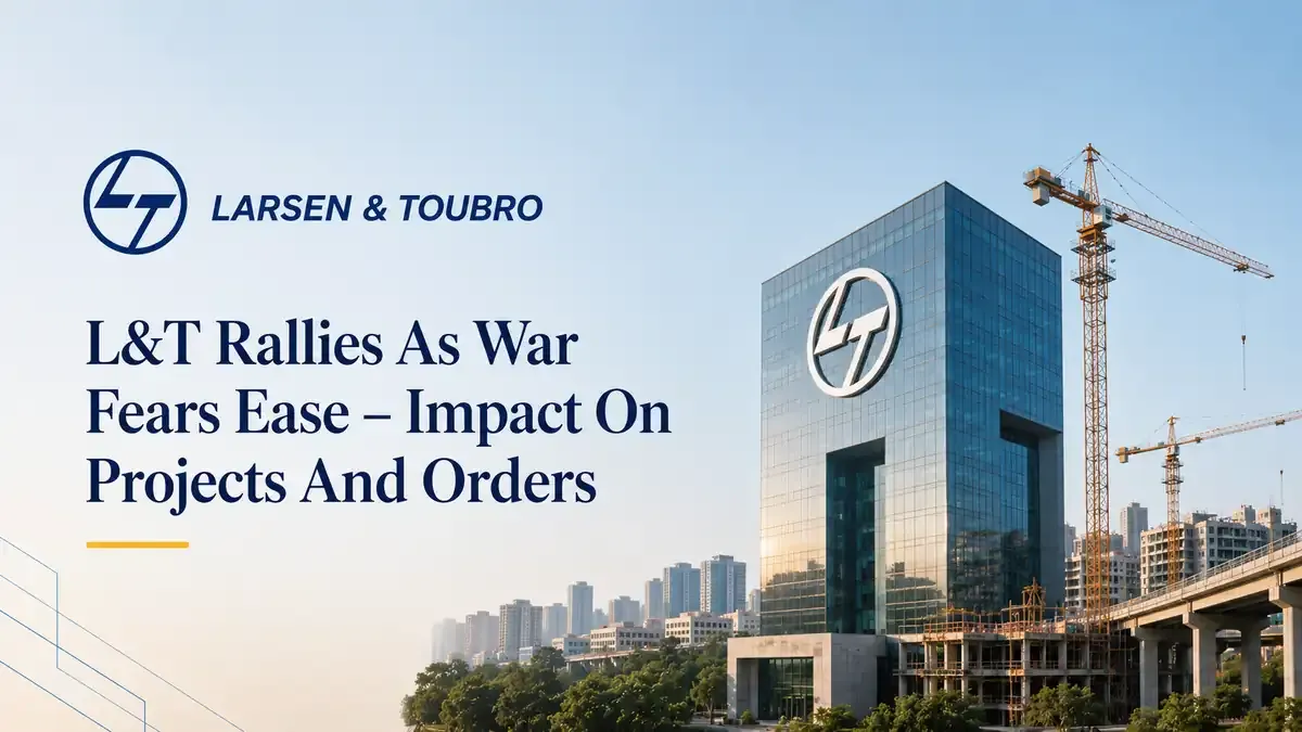 L&T Rallies As War Fears Ease – Impact On Projects And Orders