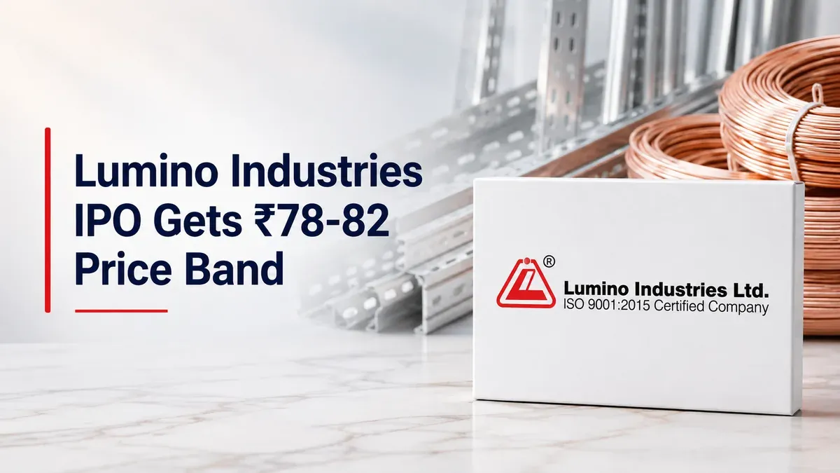 lumino industries ipo 78 82 price band 27 august opening Lumino Industries IPO