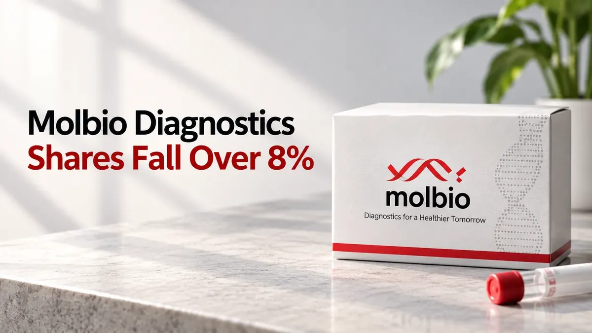 molbio diagnostics share price falls over 8 percent Molbio Diagnostics Share Price Falls Over 8% After Two-Day Sell-Off
