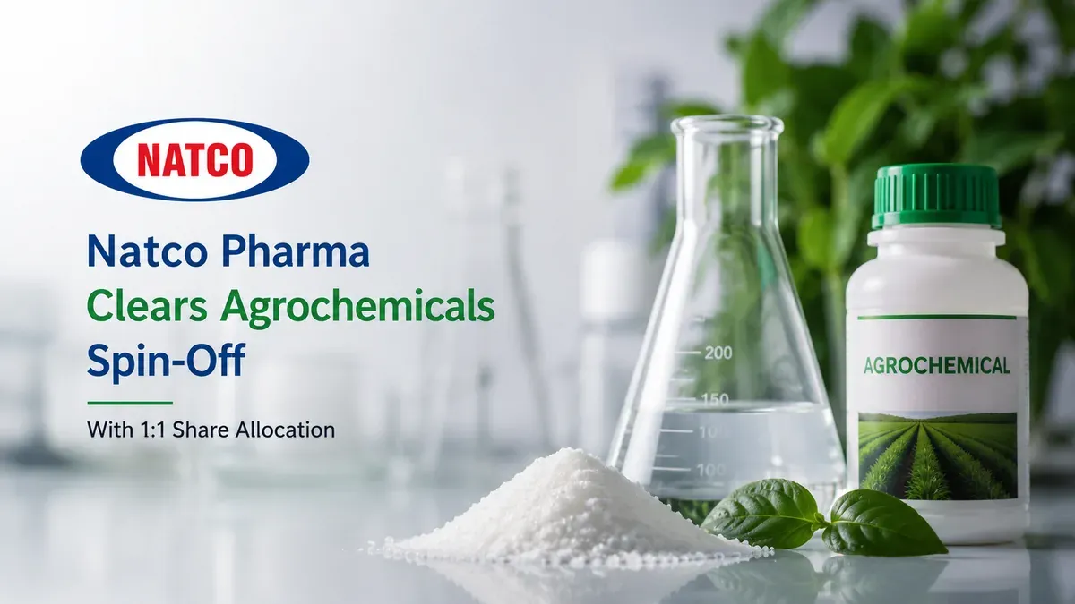 Natco Pharma Clears Agrochemicals Spin-Off With 1:1 Share Allocation