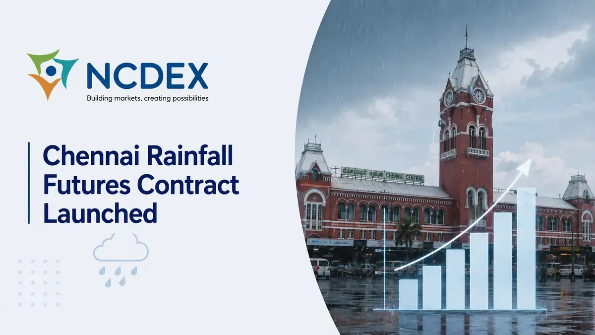 ncdex chennai rainfall futures rainchnnai NCDEX Launches Chennai Rainfall Futures Contract For Monsoon Risk