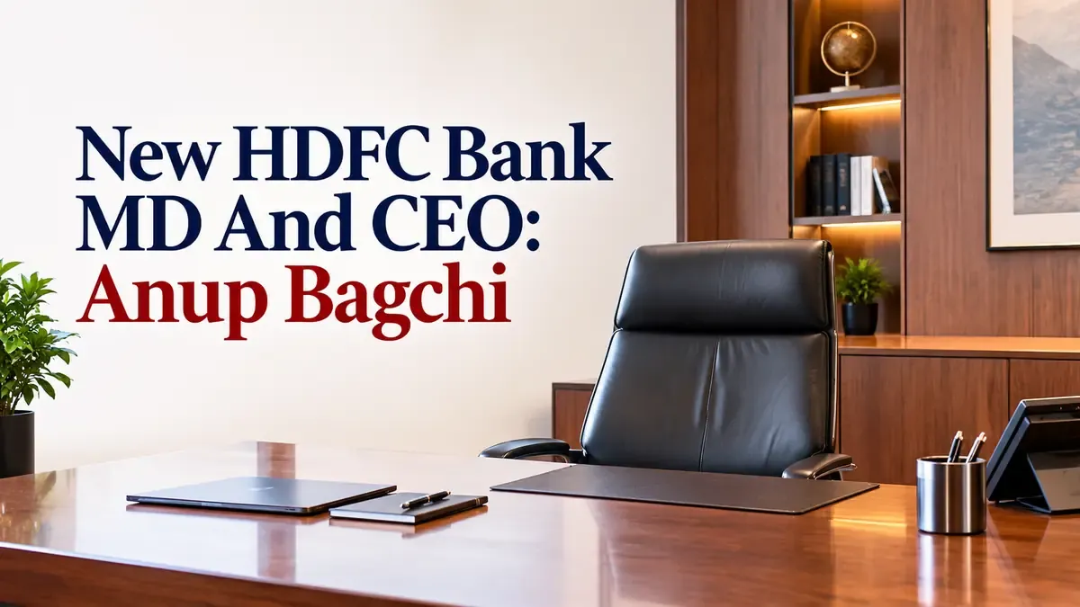 hdfc bank names anup bagchi as md ceo from 27 october HDFC Bank Appoints Anup Bagchi As New MD And CEO For Three Years