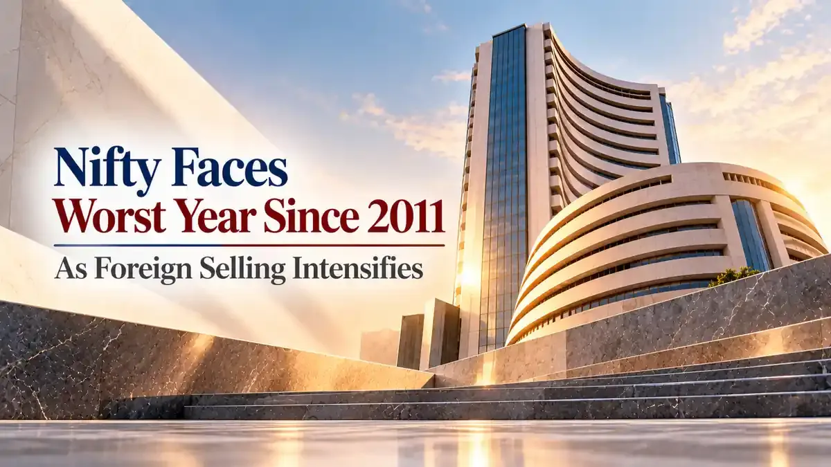 Nifty Faces Worst Year Since 2011 As Foreign Selling Intensifies 