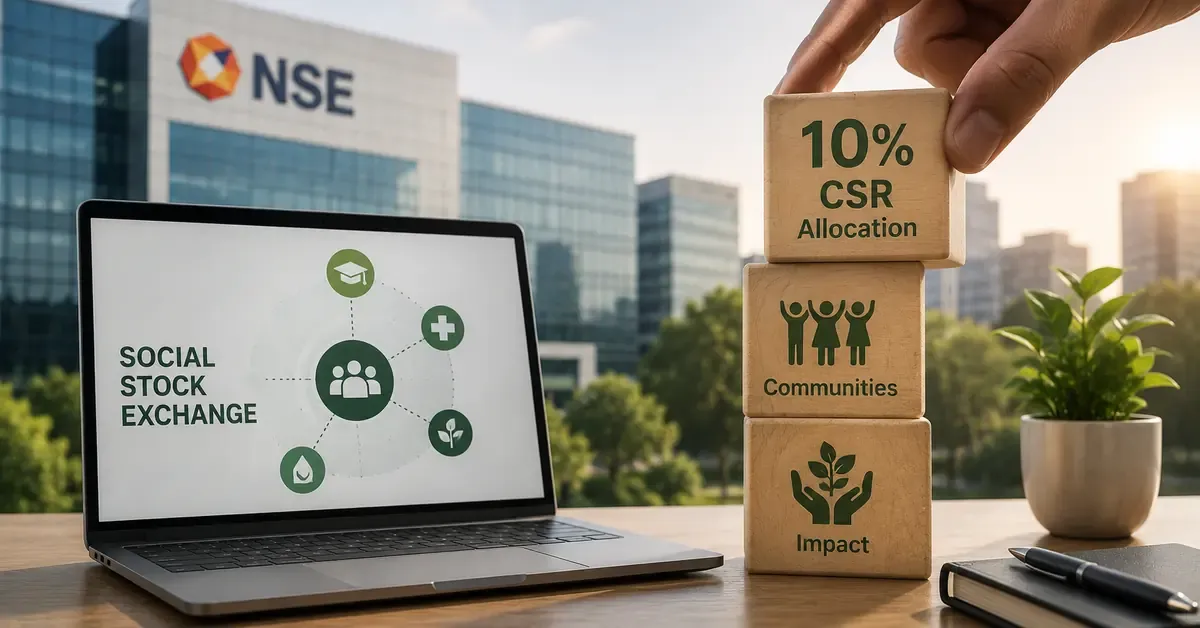 NSE To Channel 10% Of Annual CSR Funds Through Social Stock Exchange