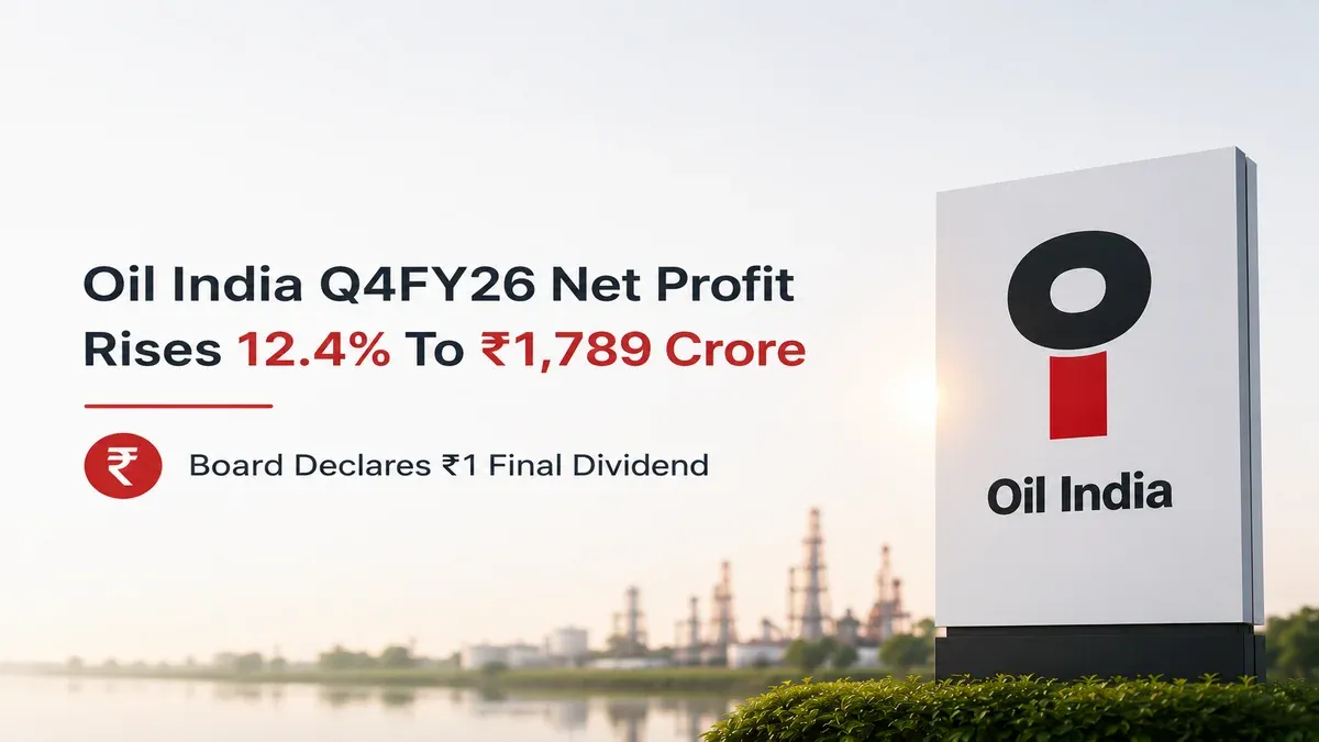 Oil India Q4FY26 Net Profit Rises 12.4% To ₹1,789 Crore; Board Declares ₹1 Final Dividend