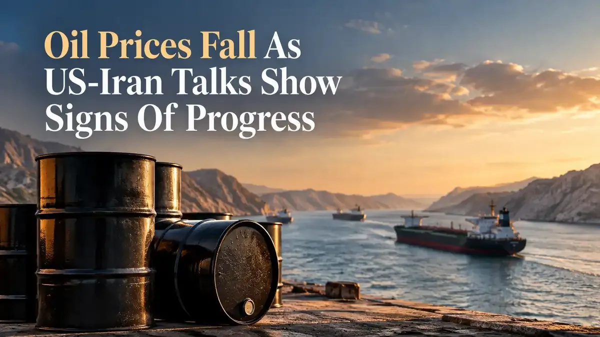 Oil Prices Fall As US-Iran Talks Show