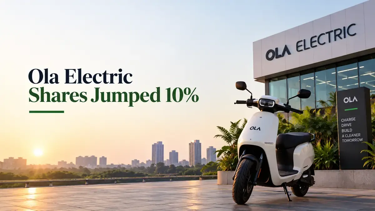 ola electric shares rise 10 percent today after 86 percent rally Ola Electric Shares Rise Over 10% After Sharp Recovery From March Low