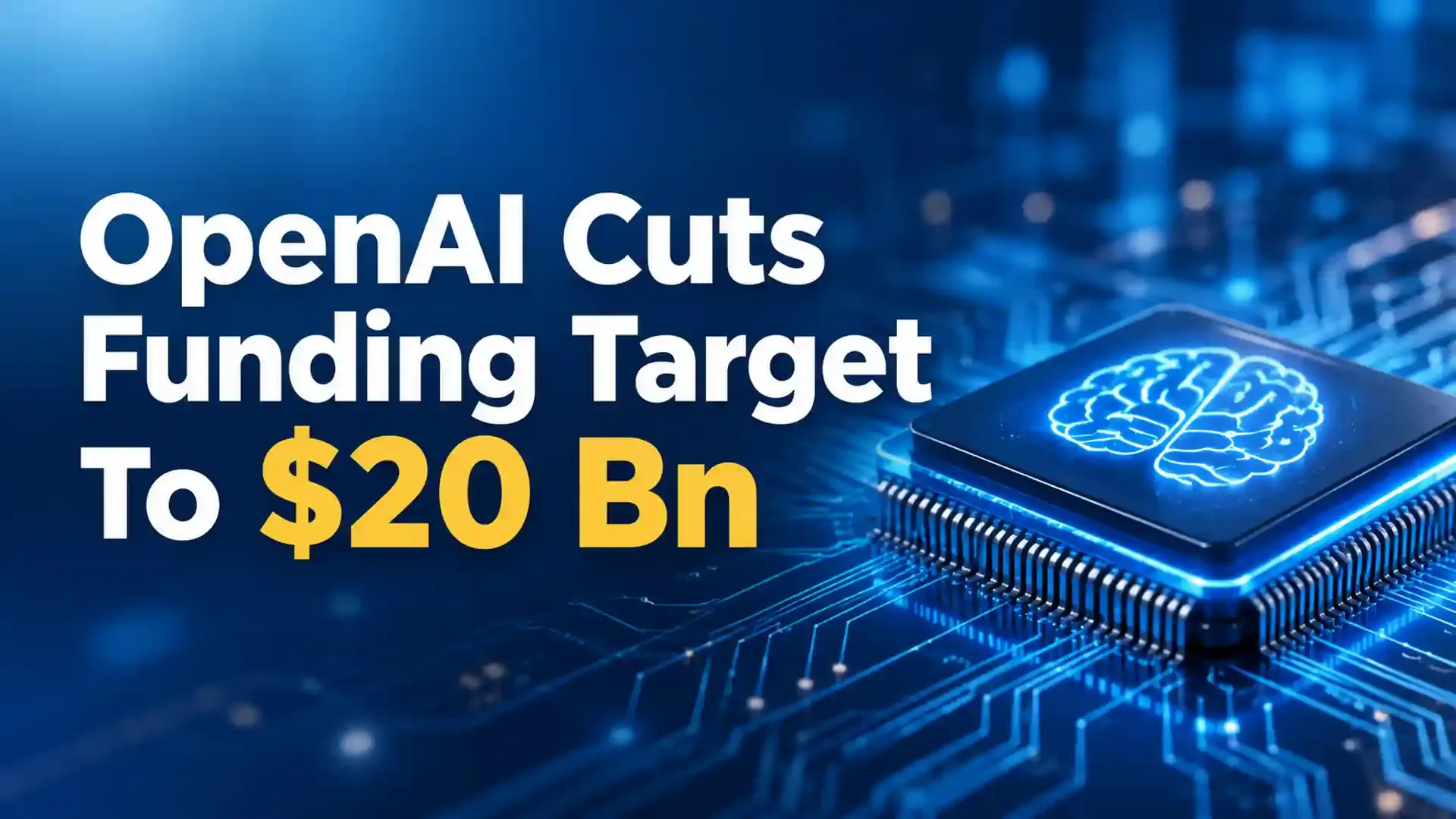 OpenAI Cuts Funding Target To US$20 Billion At US$1.25 Trillion Valuation As Investors Reduce Allocations In Latest Fundraising Round