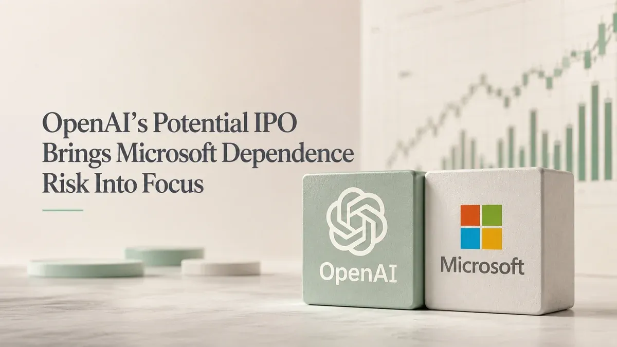 OpenAI’s Potential IPO Brings Microsoft Dependence Risk Into Focus