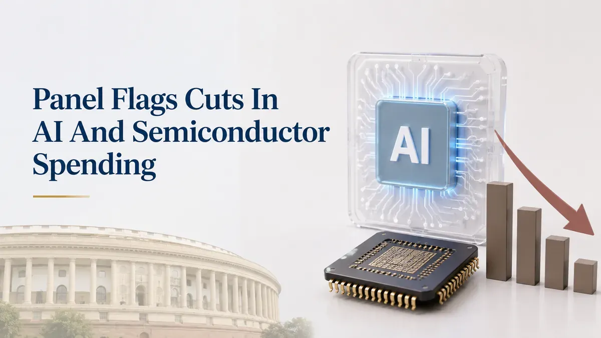 Parliamentary Panel Flags Cuts In AI And Semiconductor Spending