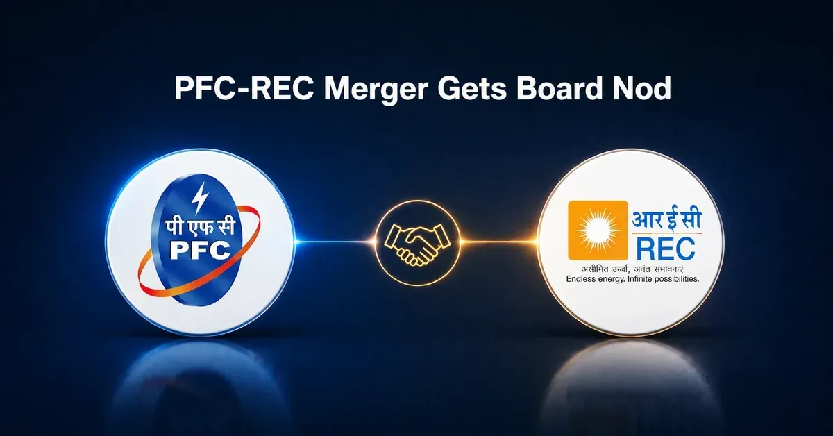 PFC-REC Merger Gets Board Nod; Combined Loan Book To Exceed ₹11 Lakh Crore