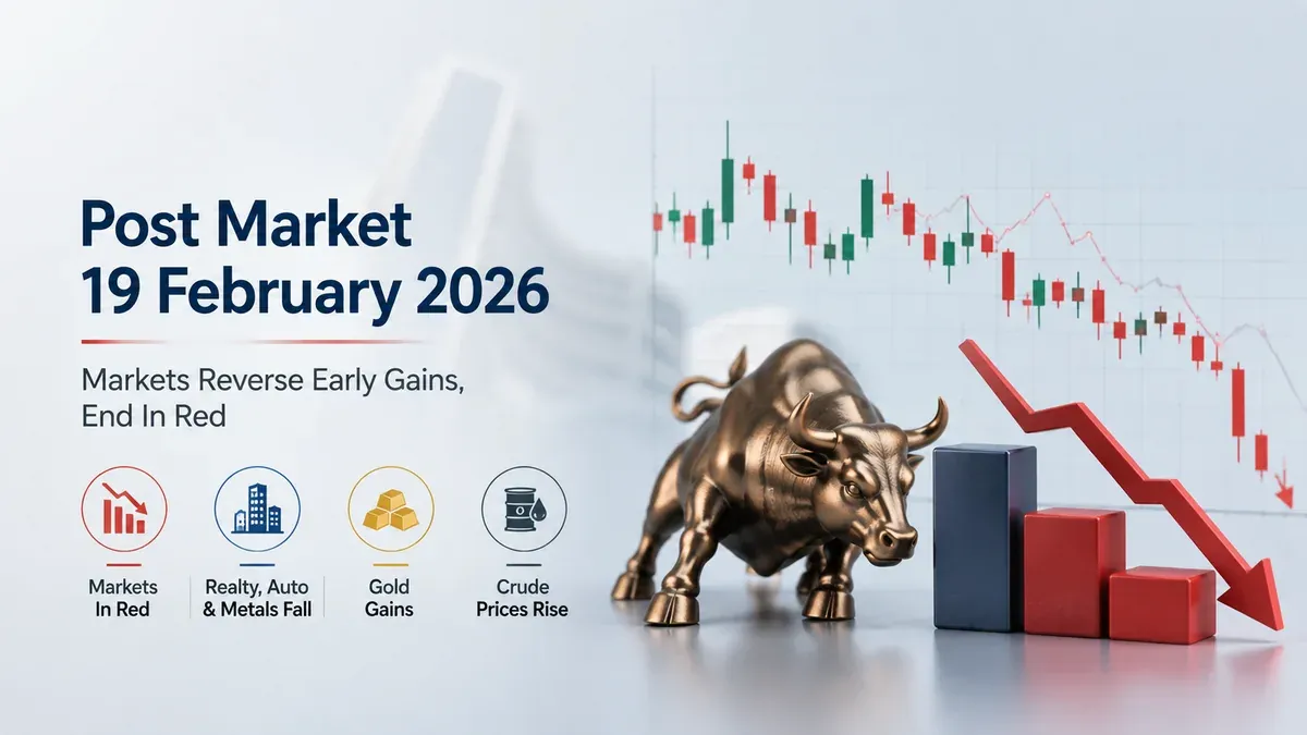 Post Market 19 February 2026: Markets Reverse Early Gains, End In Red