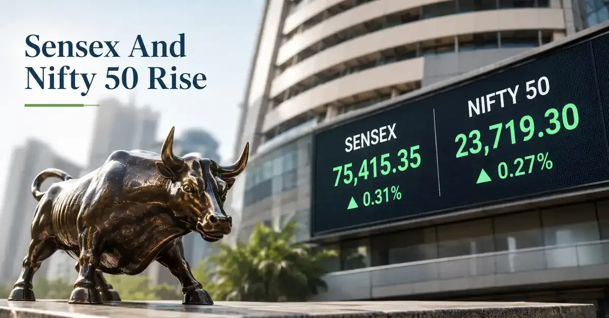 sensex-nifty-rise-banking-stocks-strong-rupee-q4-results sensex-nifty-rise-banking-stocks-strong-rupee