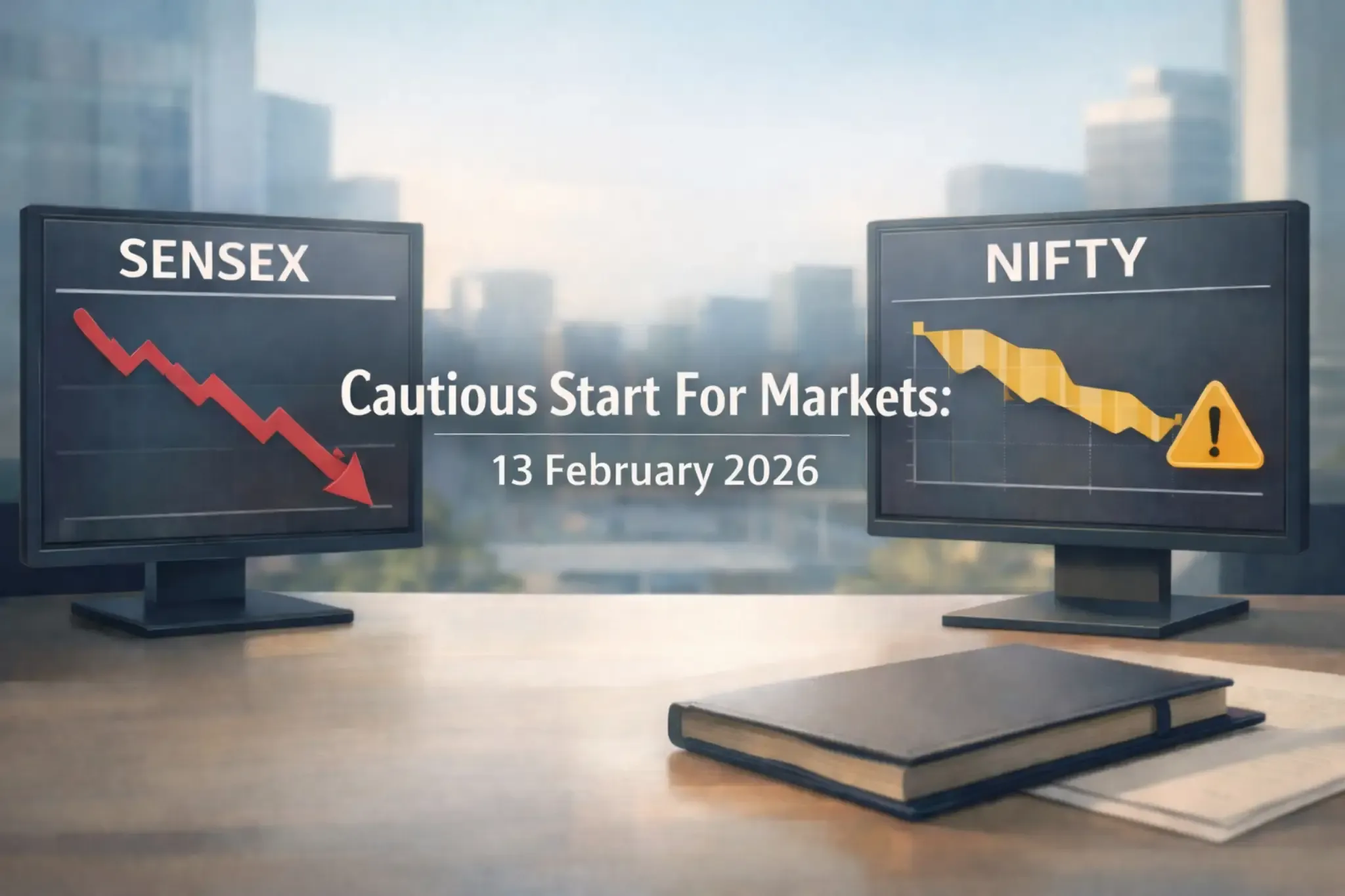 pre-market-13-february-2026-cautious-start-likely-as-it-weakness-weighs pre-market-13-february-2026