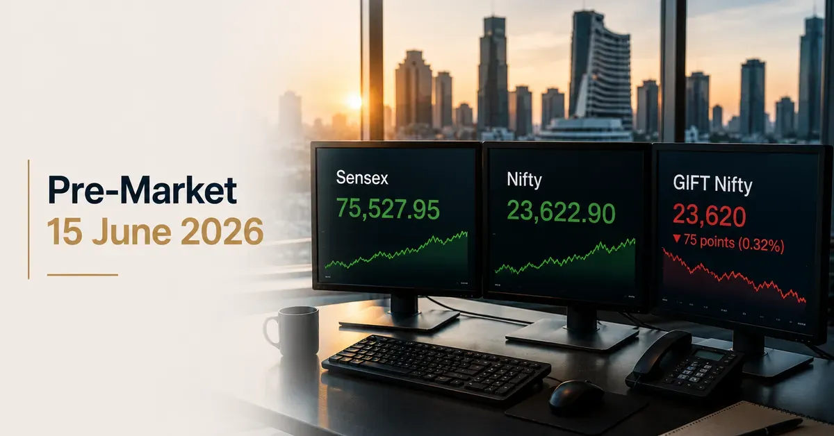 Pre-Market 15 June 2026:  Nifty Rallies 461 Points As Trump Signals US-Iran Peace Deal; What To Expect On Monday
