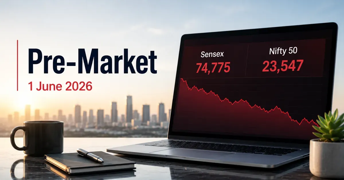 pre-market-1-june-2026-sensex-74775-nifty-2547-gift-nifty-signals-weak-start pre-market-1-june-2026-sensex-74775