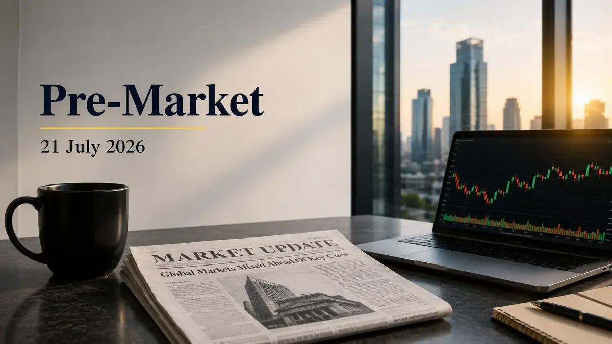 Pre-Market 21 July 2026: GIFT Nifty Signals Weak Start After Bank Stocks Drag Sensex, Nifty