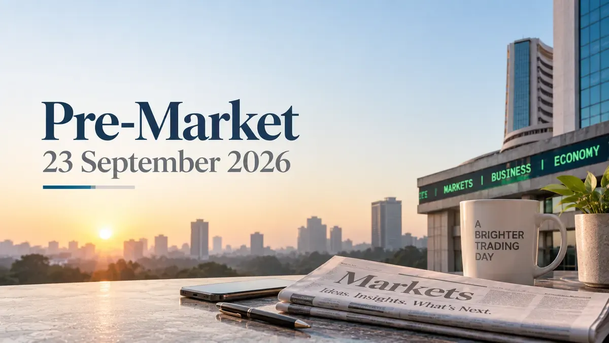 pre market 23 september 2026 gift nifty signals weak start Pre-Market 23 September 2026: GIFT Nifty Hints At Weak Start; Global Cues In Focus