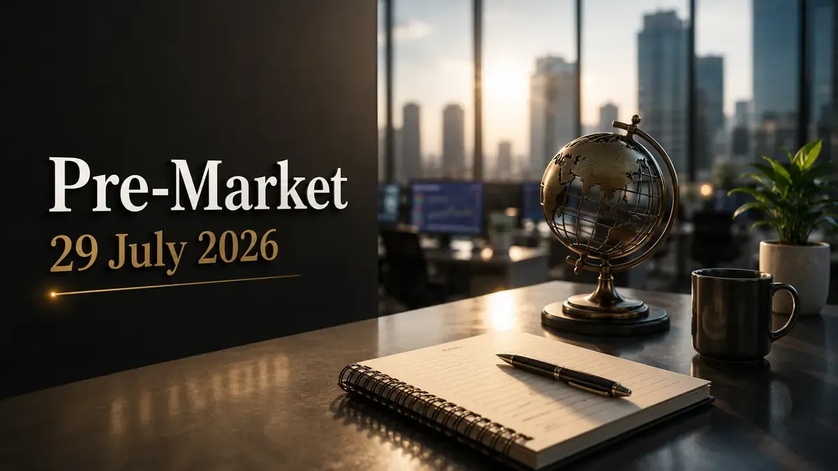 Pre-Market 29 July 2026: Nifty Ends Flat; GIFT Nifty Today Points To Firm Opening Ahead Of Fed Meet
