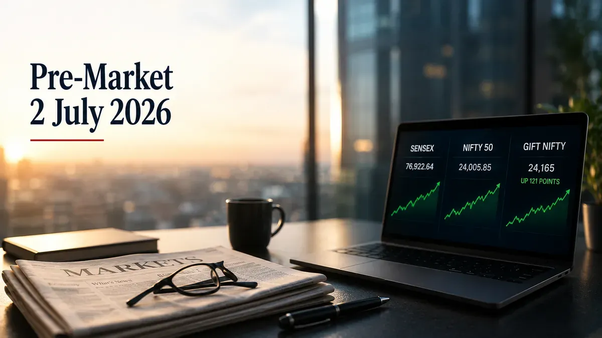 Pre-Market 2 July 2026: What To Expect As Sensex Rises 444 Points, Nifty Reclaims 24,000; GIFT Nifty Signals Strong Start