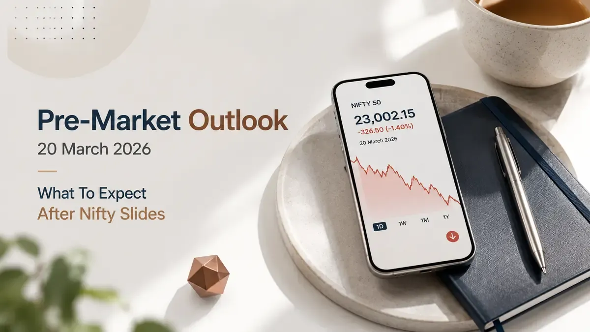 Pre-Market 20 March 2026: What To Expect After Nifty Slides To 23,002.15