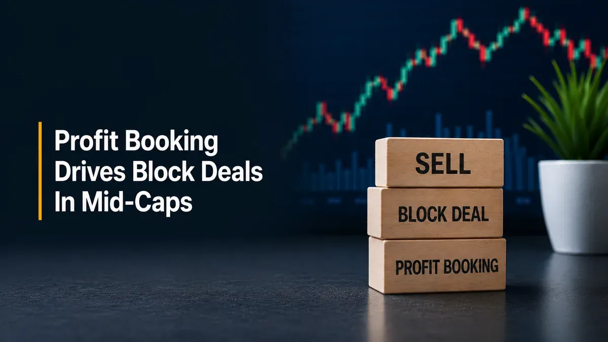 Promoters And Investors Sell ₹24,000 Crore In Shares As Mid-Cap Rally Triggers Block Deal Boom