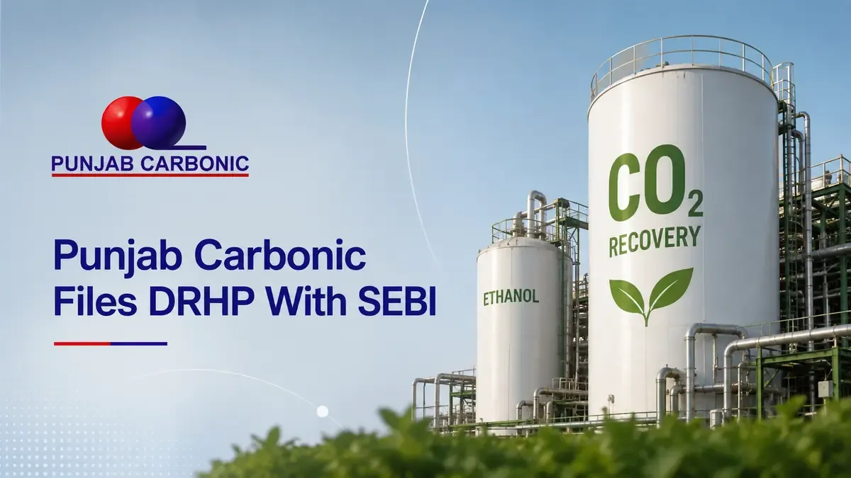 Punjab Carbonic Files DRHP With SEBI To Fund CO2 Recovery, Ethanol Operations 