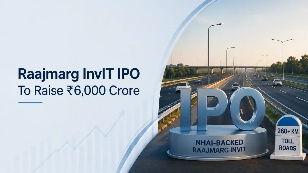 NHAI-Backed Raajmarg InvIT IPO To Raise ₹6,000 Crore
