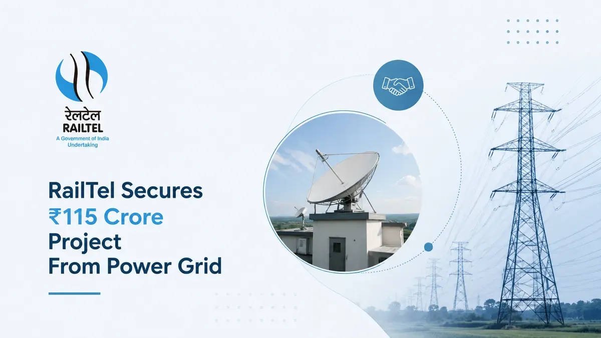 railtel-secures-indian-rupee115-crore-project-from-power-grid railtel-secures-indian-rupee115-crore-project