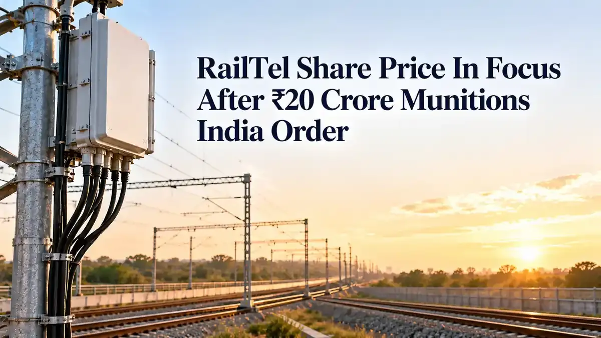 RailTel Share Price In Focus After ₹20 Crore Munitions India Order For Six-Year Data Centre Project; Stock Falls 3.6% On Friday