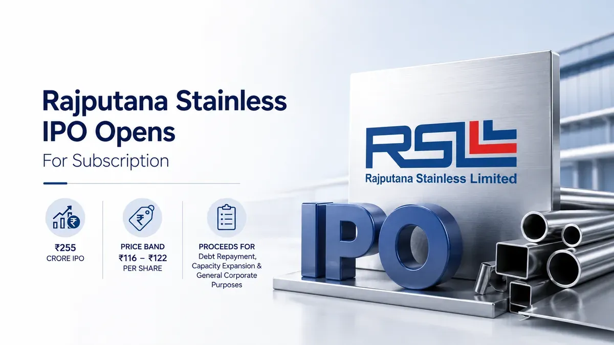 Rajputana Stainless IPO Opens For Subscription
