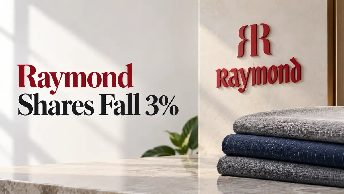 raymond shares fall 3 percent defence order 645 warrant issue Raymond Shares Fall 3% After 52-Week High, Defence Order And ₹645 Warrant Issue In Focus