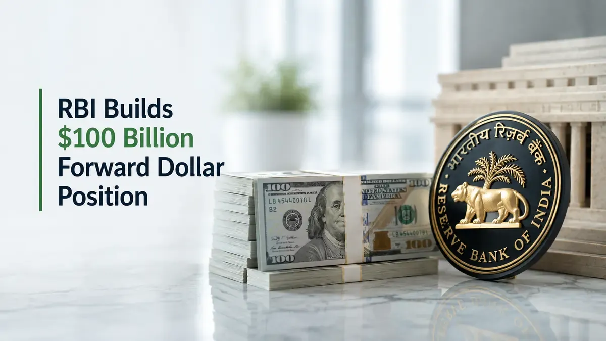 RBI Builds $100 Billion Forward Dollar Position To Support Falling Rupee