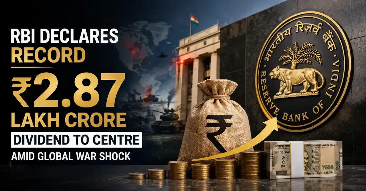 rbi-record-rs-2-87-lakh-crore-dividend-fy26 rbi-record-rs-2-87-lakh-crore