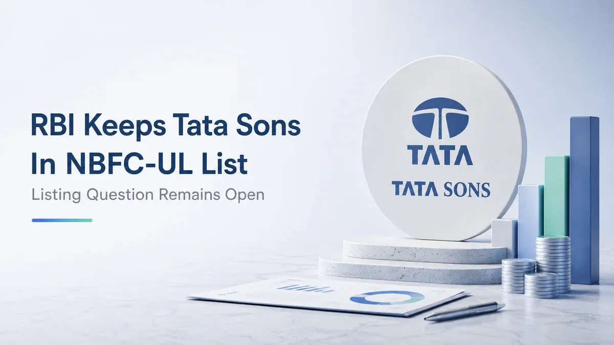 RBI Keeps Tata Sons In NBFC-UL List; Listing Question Remains Open