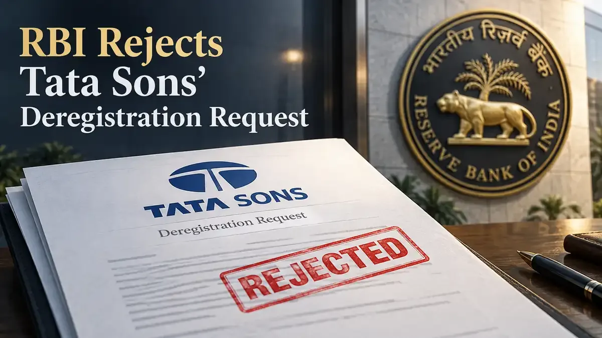 rbi rejects tata sons bid to avoid listing RBI Rejects Tata Sons’ Deregistration Request