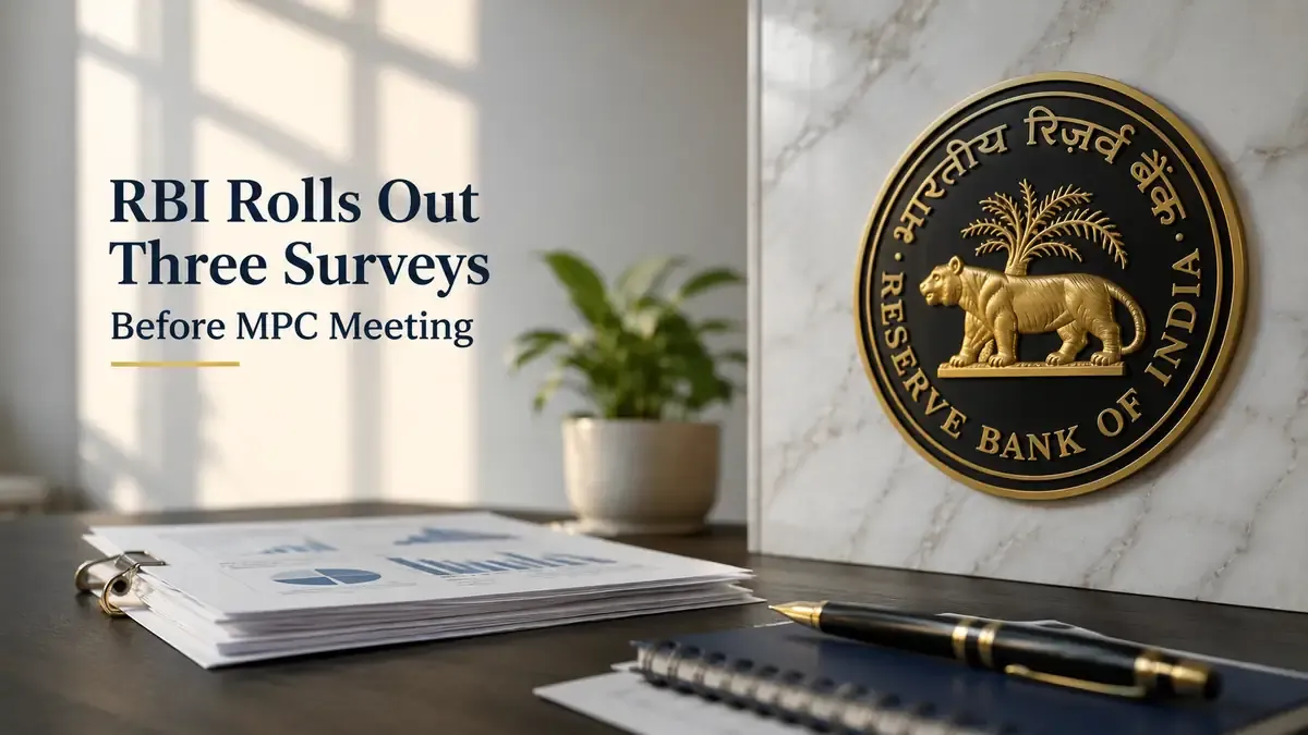 RBI Launches 3 Key Surveys Ahead