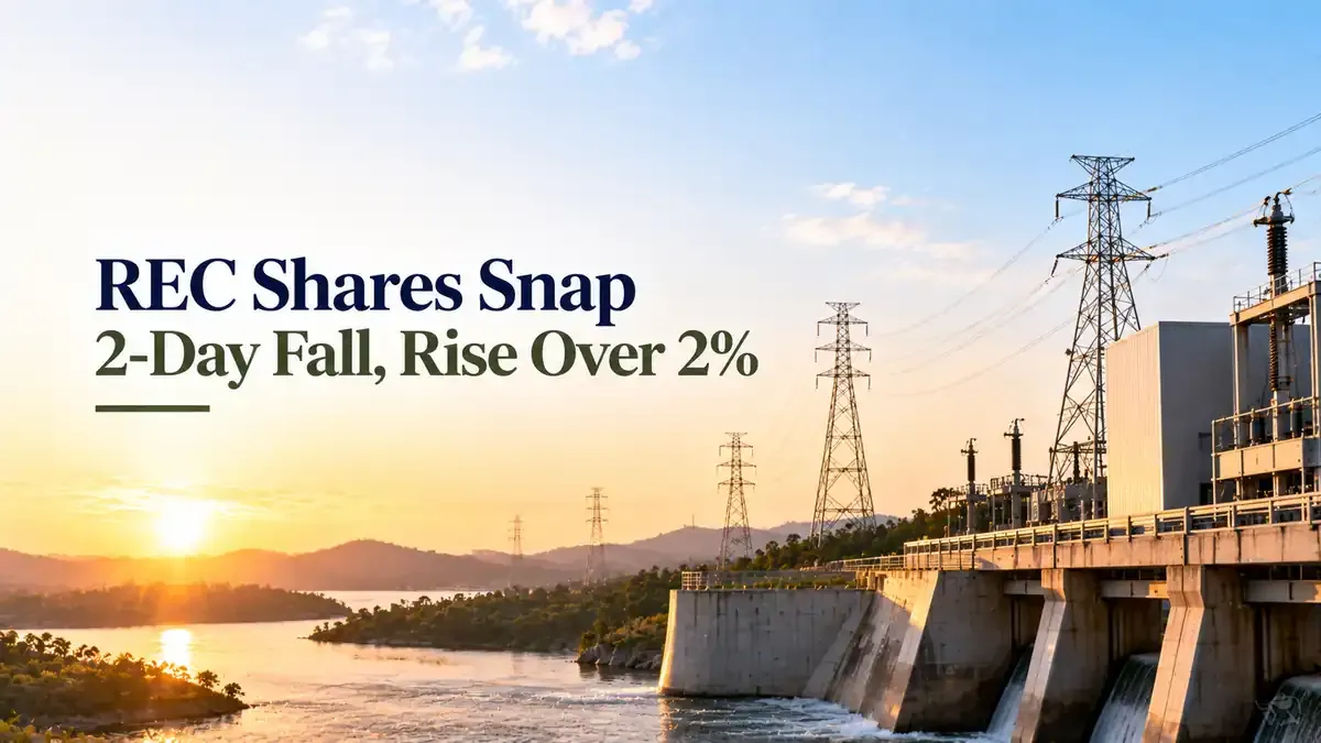 rec shares rise after two day fall key levels to watch REC Share Price Rises 2% After Fresh 52-Week Low; What’s Next?