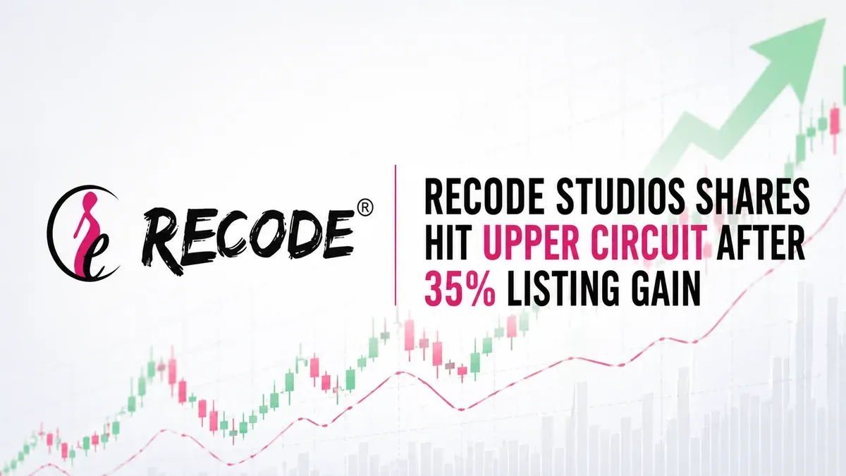 recode-studios-shares-list-35-percent-premium-bse-sme recode-studios-shares-list-35-percent