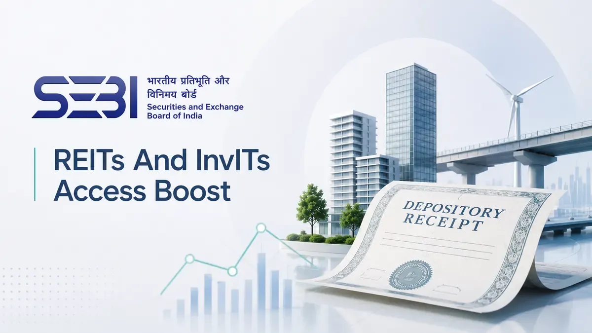 sebi depository receipts reits invits proposal SEBI Proposes Framework For Depository Receipts