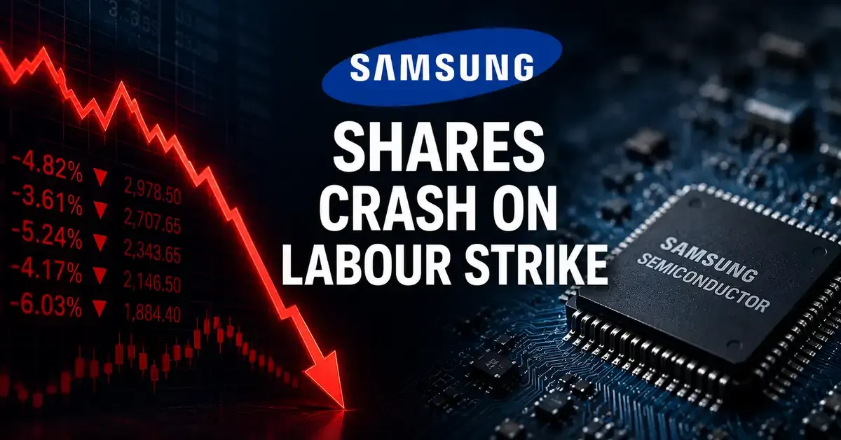 Samsung Shares Crash As Labour Strike Threatens Chip Supply Chain; What It Means For Indian Investors