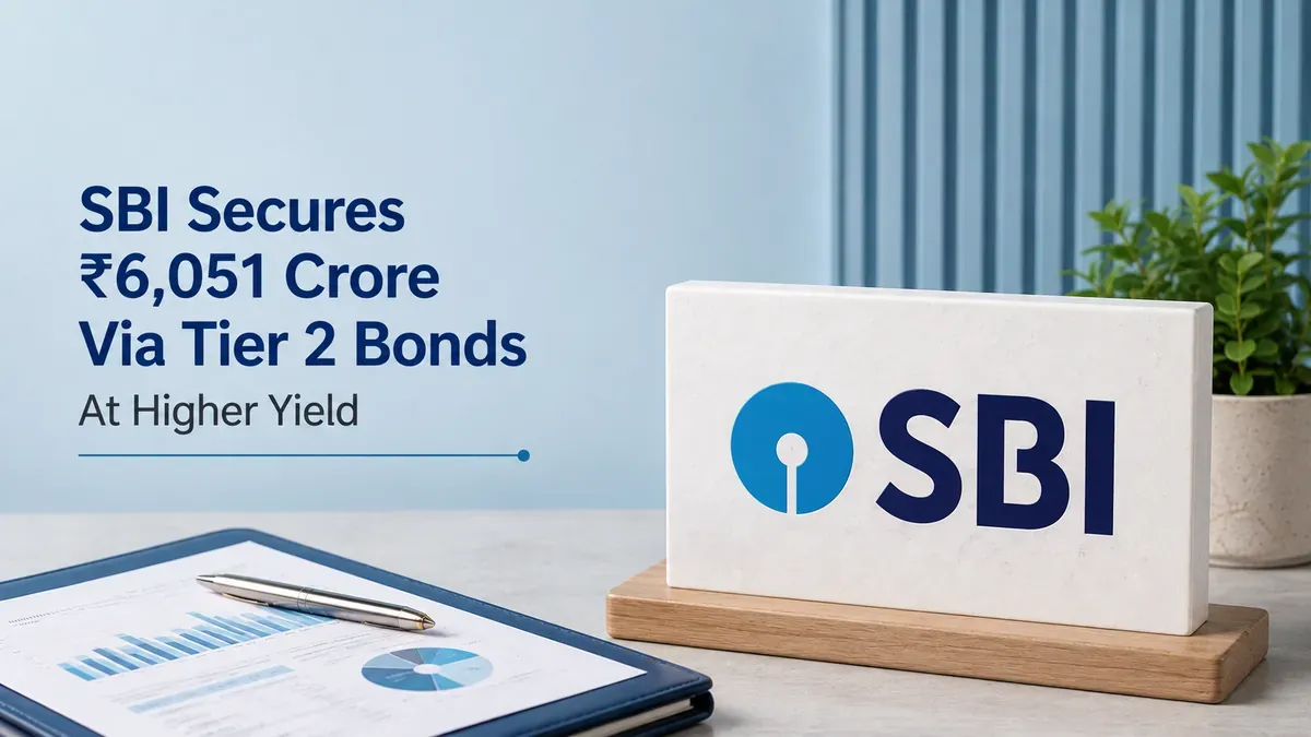 SBI Secures ₹6,051 Crore Via Tier 2 Bonds At Higher Yield