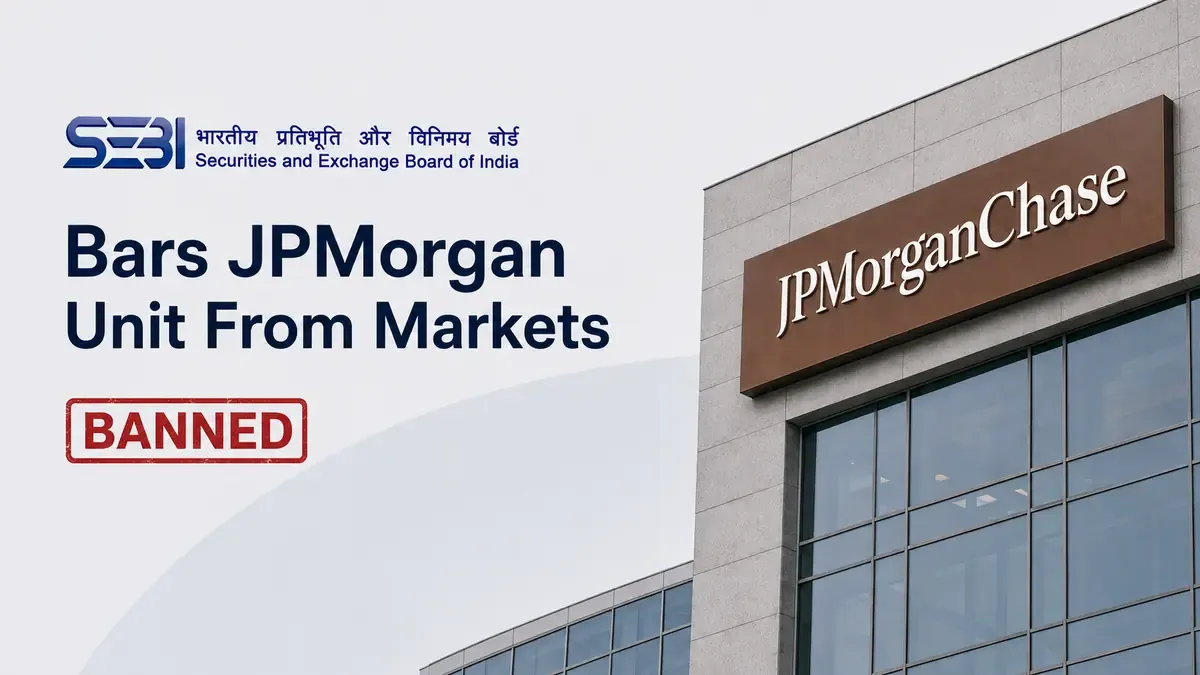 sebi bars jpmorgan unit sensex closing auction trades SEBI Bars JPMorgan Unit From Markets