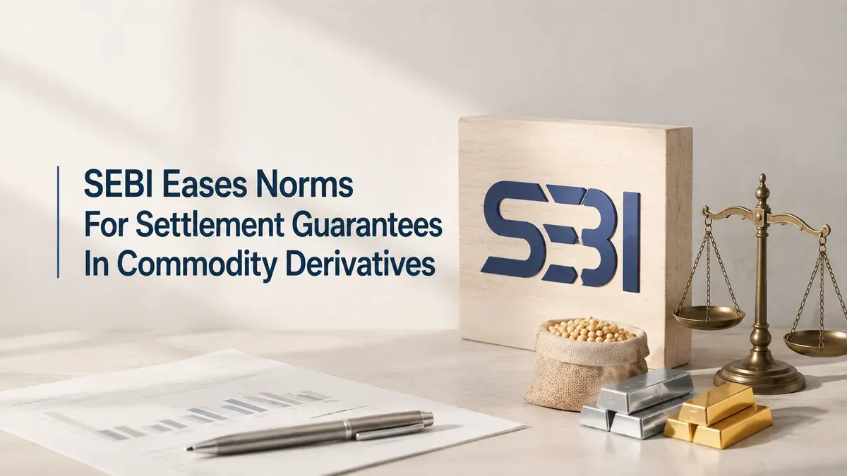 SEBI Eases Norms For Settlement Guarantees In Commodity Derivatives