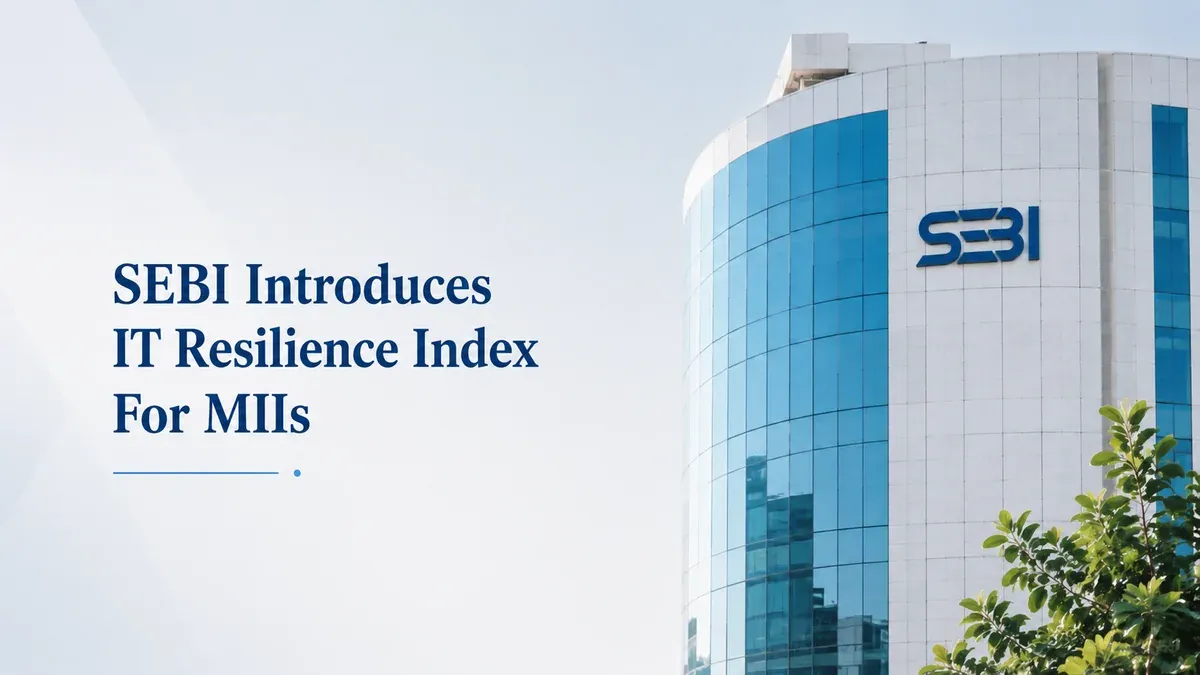 sebi it resilience index market infrastructure institutions SEBI Tightens IT Oversight With New Resilience Index For Market Infrastructure